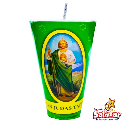 [AJOS0003] VELADORA SOLEDAD CIRIO CRIS SAN JUDAS #2 "C/40/1" 