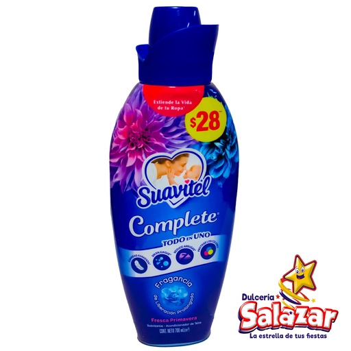 [ABARROTE0020] SUAVITEL COMPLETE FRESCA PRIMAVERA -BOT.700ML- "C/15/1" 