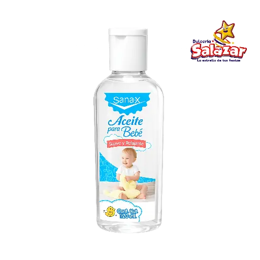 [OTC0118] ACEITE MINERAL SUAVE PARA BEBE SANAX 60M -BOT.60ML- "C/1/1"