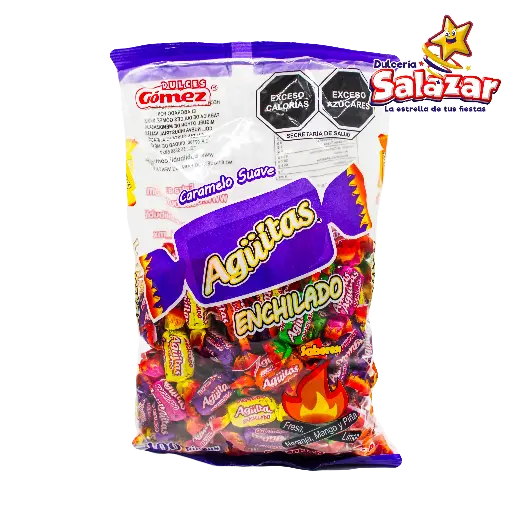 [GOM0013] CARAMELO AGUITAS ACIDULADO C/ CHILE -B.400G- "C/20/100"