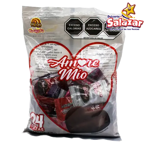 [TIN0023] AMORE MIO CHOCOLATE TINAJITA -B.192G- "C/26/24"