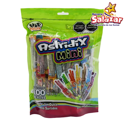 [DEL0416] ASTRIDIX MINI ACIDITO FRUTAL DELICIAS -B.300G- "C/18/100"