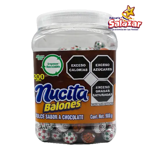 [NUT0022] BALONES NUTRESA VITROLERO -V.900G- "C/12/200"