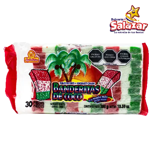[DEL0055] BANDERITA COCO CHICA DELICIAS -B.300G- "C/45/30"