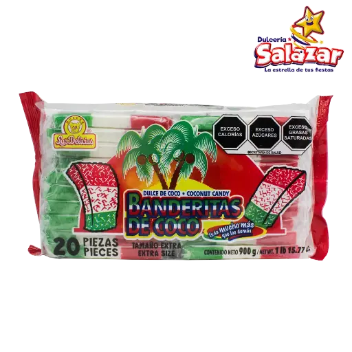 [DEL0060] BANDERITA COCO EXTRA EXTRA DELICIAS -B.900G- "C/12/20"