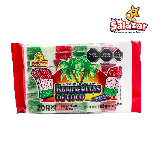 [DEL0057] BANDERITA COCO GRANDE DELICIAS -B320G- "C/40/20"
