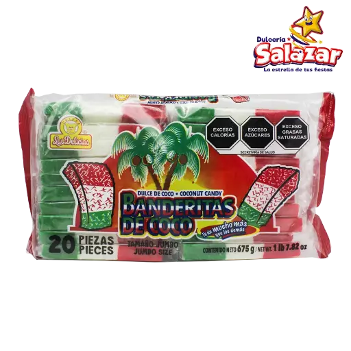 [DEL0045] BANDERITA COCO JUMBO DELICIAS -B.675G- "C/18/20"