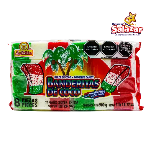 [DEL0063] BANDERITA COCO SUPER-EXTRA DELICIAS -B.900G- "C/10/8"