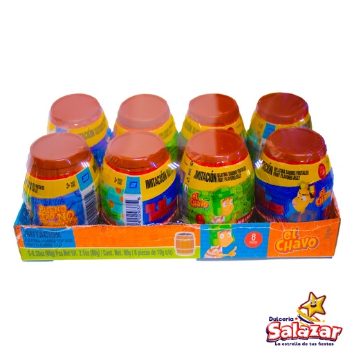 [BON0394] BARRIL DEL CHAVO C/GELATINA S/AZUCAR BON "C/15/8"