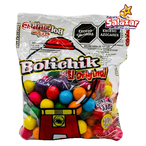 [GOM0007] CHICLE BOLICHIK SURTIDO GOMEZ -B.330G- "C/25/100"