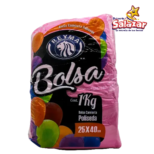 [REYM0240] BOLSA POLISEDA ASA CHICA REYMA 25X40CM BPF2540 -B.1KG- "B/25/1"