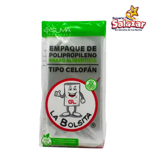 [GLP0089] BOLSA CELOFAN 9X20 -B.100PZA- "C/100/100"