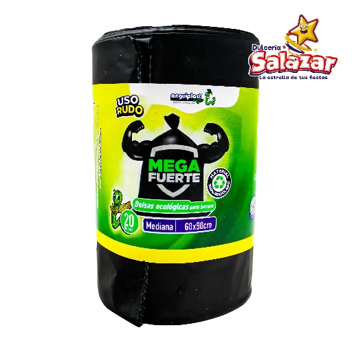 [ANG0001] BOLSA ROLLO NEGRA GRANDE 60X90 ANGUIPLAS -B.20PZAS- "C/20/20"