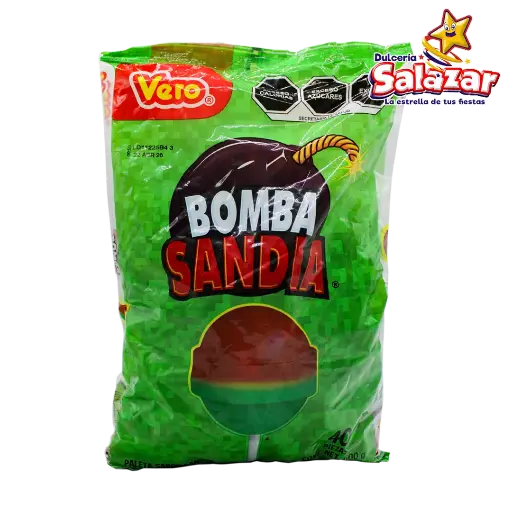 [VER0019] PALETA BOMBA SANDIA VERO -B.600G- "C/24/40"