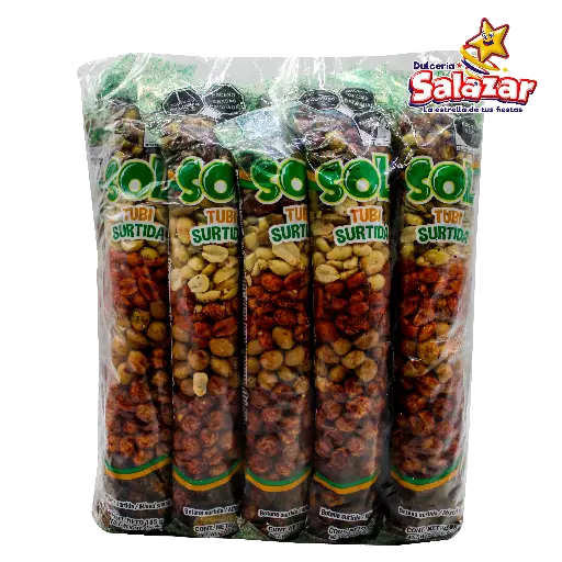 [SOL0031] BOTANA SURTIDA TUBISOL TUBO 185GR -B.1.85K- "C/10/10"