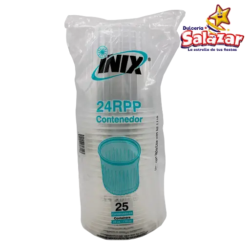 [INIX0004] BOTE 24RPP PLASTICO INIX -B.680ML- "C/20/25"