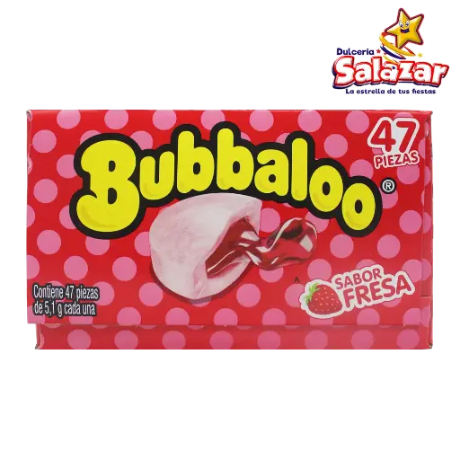 [ADA0254] CHICLE BUBBALOO FRESA -D.239.7G- "C/32/47"