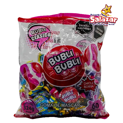 [GOM0012] CHICLE BUBLI BUBLI CLASICO GOMEZ -B.324G- "C/30/60"
