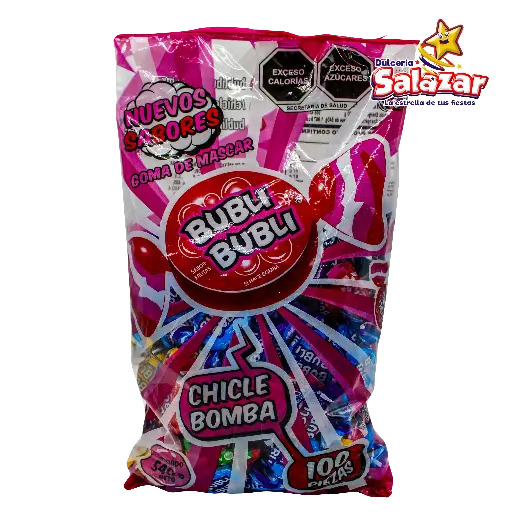 [GOM0004] CHICLE BUBLI BUBLI GOMEZ -B.540G- "C/24/100"