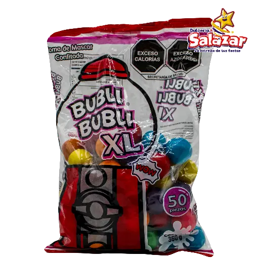 [GOM0023] CHICLE BUBLI BUBLI XL GOMEZ -B.360G- "C/25/50"