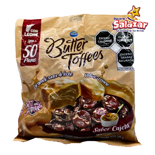 [DOS0125] CARAMELO BUTTER TOFFEES CAJETA -B.300 G- "C/16/50"