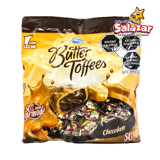 [DOS0114] CARAMELO BUTTER TOFFEES CHOCOLATE -B.300G- "C/16/50"