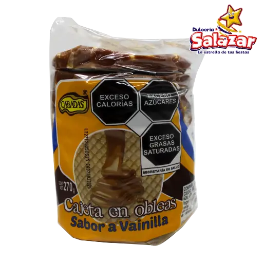 [COL0015] CABADA ECONOMICA SABOR VAINILLA -B.270G- "C/40/10"