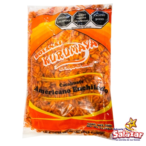 [KUR0007] CACAHUATE AMERICANO ENCHILADO 900G KURUM -B.900G- "C/24/1"