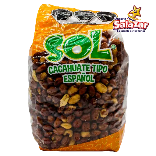 [SOL0006] CACAHUATE ESPAÑOL/CASCARA SOL -B.1KG- "C/30/1KG"