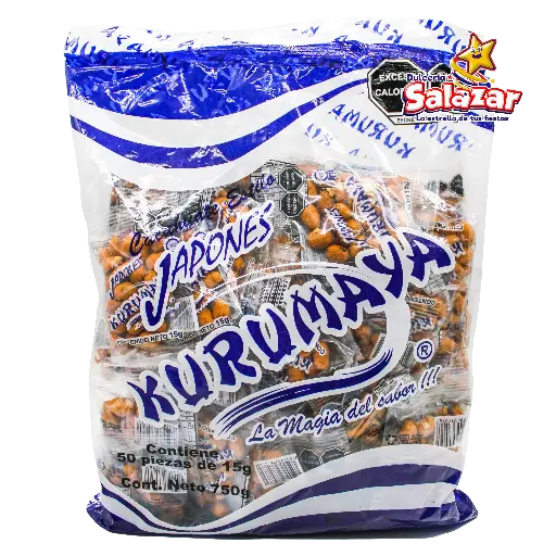 [KUR0012] CACAHUATE JAPONES 15G KURUMAYA -B.750G- "C/30/50"