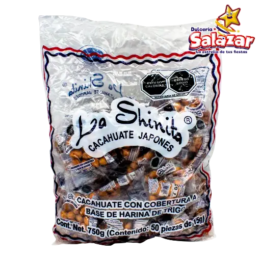[MAN0016] CACAHUATE JAPONES LA SHINITA MANZELA 15G -B.750G- "C/30/50"
