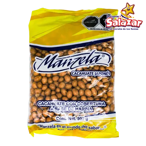 [MAN0026] CACAHUATE JAPONES MANZELA -B.900G- "C/24/1"