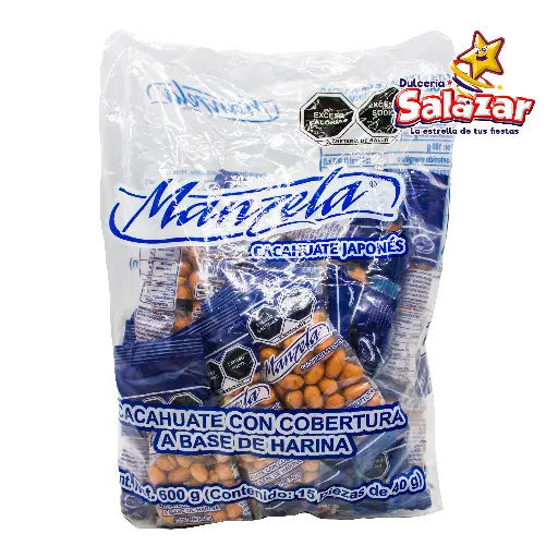 [MAN0015] CACAHUATE JAPONES MANZELA 40G -B.600G- "C/48/15"