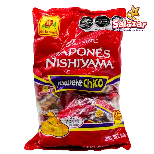 [ROS0094] CACAHUATE JAPONES SOBRE CHICO 28 GRS DLR -B.560GR- "C/15/20"