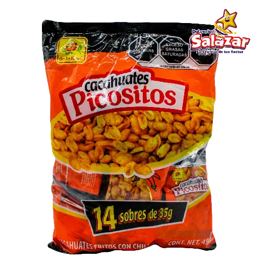 [ROS0425] CACAHUATE PICOSITOS SOBRE 35 GRS DLR -B.490GR- "C/16/14"