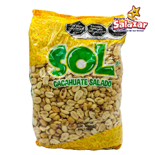 [SOL0008] CACAHUATE SALADO SOL -B.1KG- "C/28/1KG"