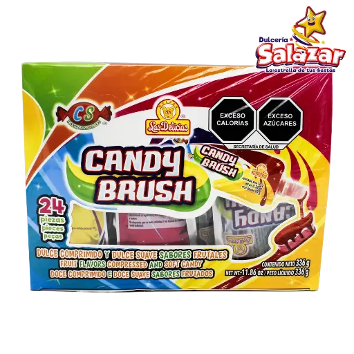 [DEL0065] CANDY BRUSH LAS DELICIAS -D.336G- "C/12/24"