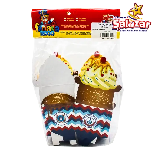 [FANT0030] CANDY MUFFINS  FANTASIA -B.10PZA- "C/25/10"