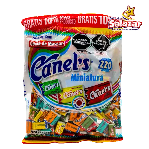[CAN0040] CHICLE MINIATURA CANELS  -B.231G- "C/32/220"