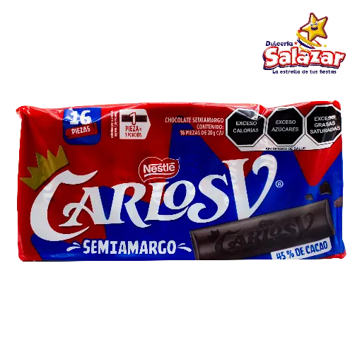 [NES0043] CARLOS V SEMIAMARGO NESTLE -D.320G- "C/14/16"