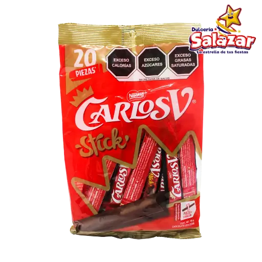 [NES0014] CARLOS V STICK BARRA NESTLE -B.160G- "C/20/20"