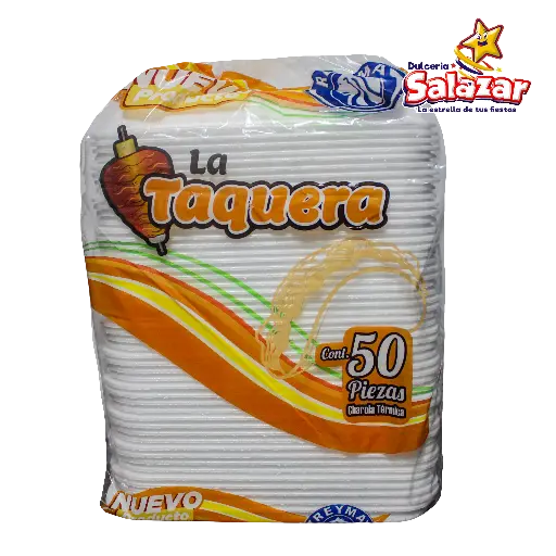 [REYM0440] CHAROLA TERMICA LA TAQUERA CHLTQ REYMA -B.50PZA- "B/10/1"