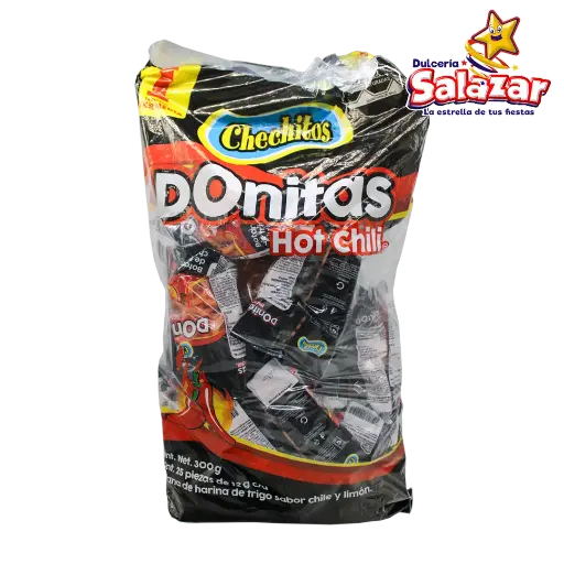 [GON0012] CHECHITOS DONITAS HOT CHILE INTERMEDIO -B.300G- "C/10/25"