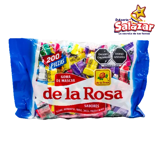 [ROS0073] CHICLE 2 PASTILLAS DLR -B.450G- "C/16/200"