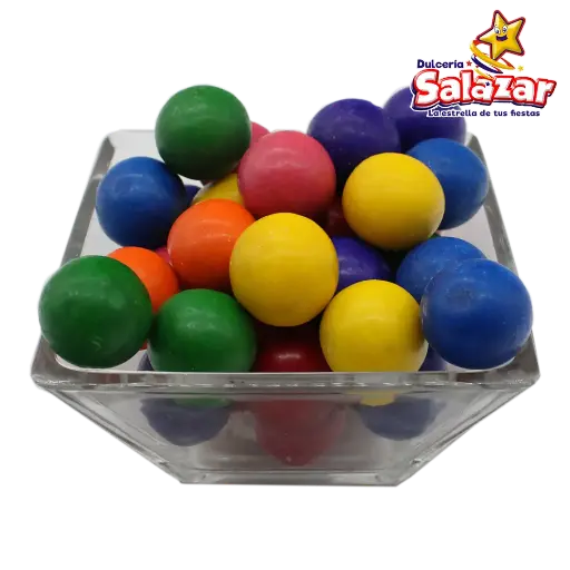 [CHE0044] CHICLE LUCKY BOLA GRANDE  SURTIDO X KILO -B.2.5KG- "C/10/1"