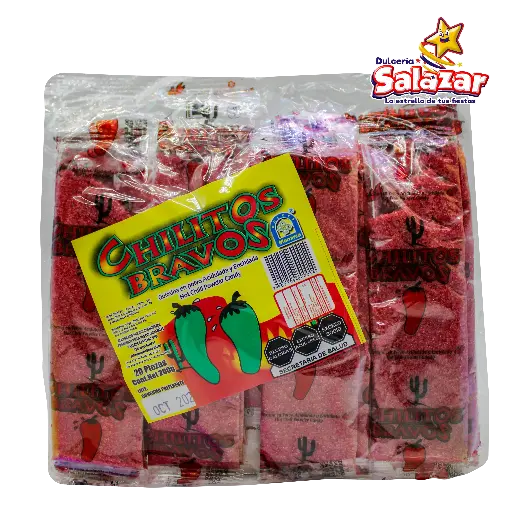 [MNA0009] CHILITOS BRAVOS SABORES/CHAMOY MONARCA -B.260G- "C/50/1"