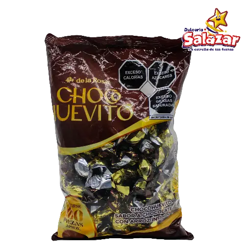 [ROS0023] CHOCOLATE HUEVITO DOBLE TWIST DLR -B.400GR- "C/24/100"