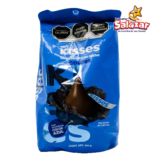 [HER0045] CHOCOLATE KISS FIESTA AZUL -B.190G- "C/6/1"