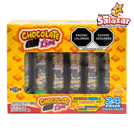 [DEL0484] CHOCOLATE LIPS LAS DEELICIAS -D.-120G.-"C/12/24"