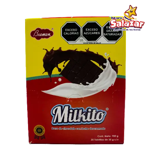 [BRE0027] CHOCOLATE MILKITO LECHE 35GR -D.700G-"C/6/20"